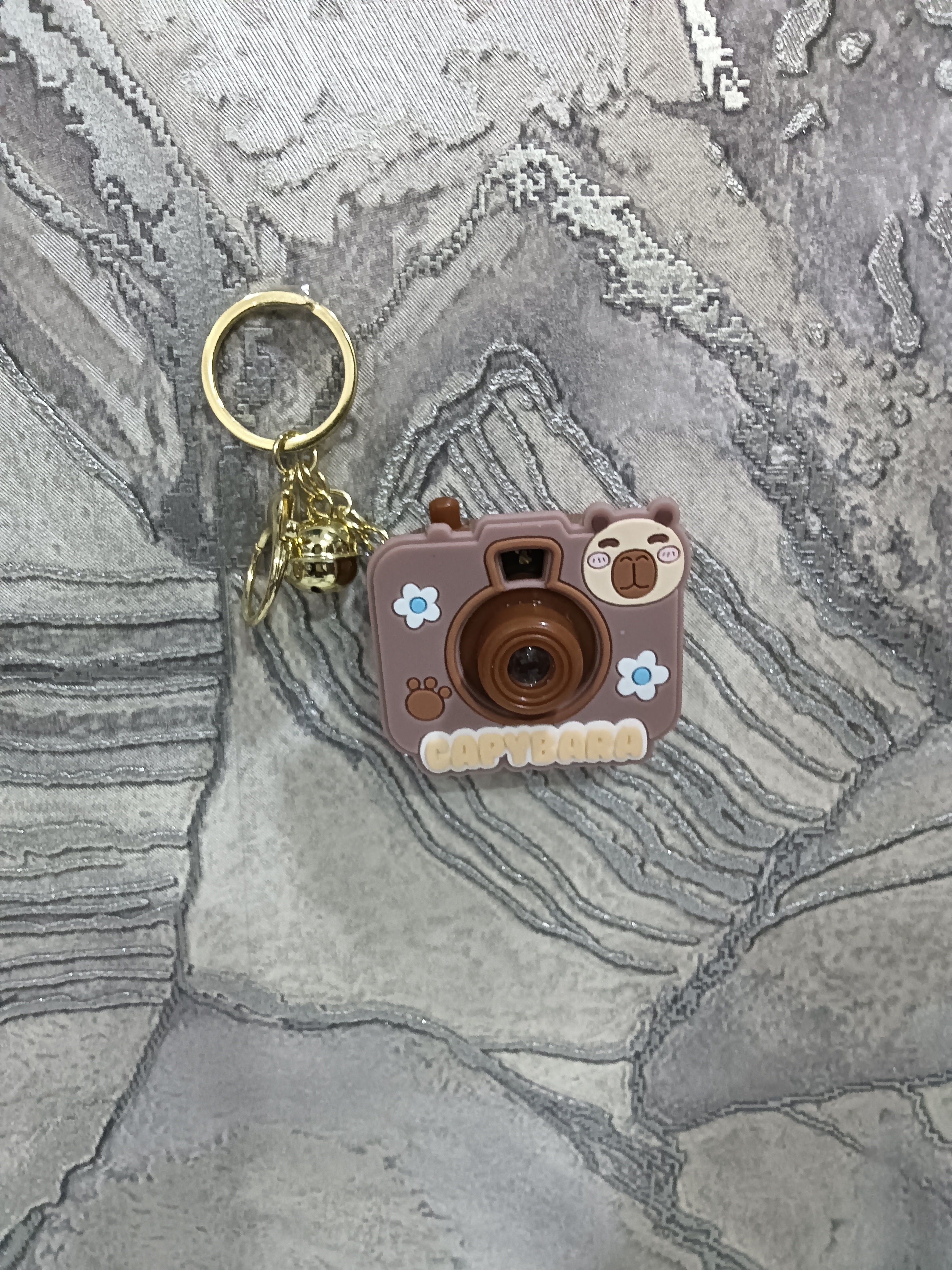 Capybara Camera Keychain for Kids
